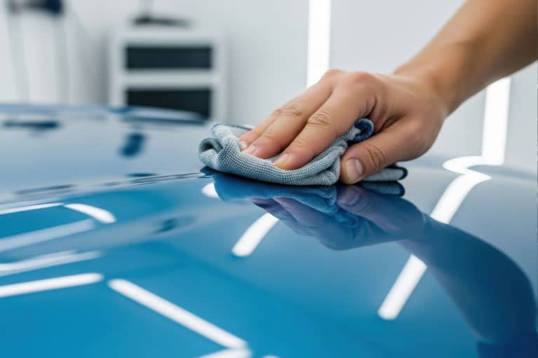 Buffing car